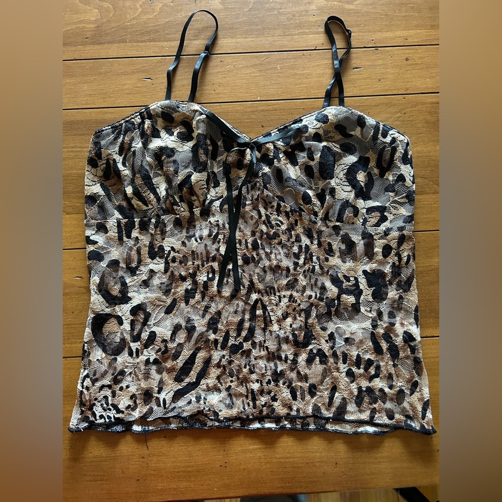 Strappy lace camisole style top
